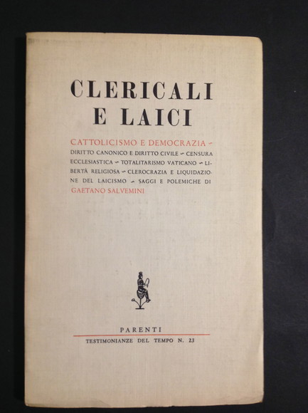 CLERICALI E LAICI CATTOLICISMO E DEMOCRAZIA - DIRITTO CANONICO E …