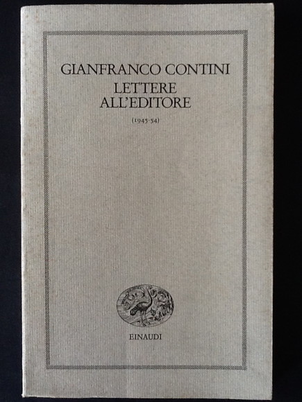 LETTERE ALL'EDITORE (1945-54)