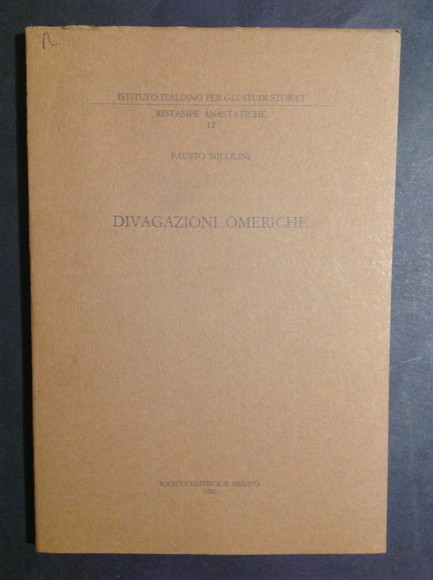 DIVAGAZIONI OMERICHE