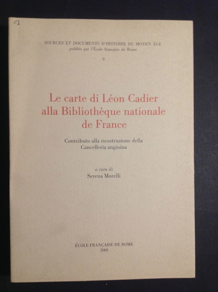 LE CARTE DI LEON CADIER ALLA BIBLIOTHEQUE NATIONALE DE FRANCE …