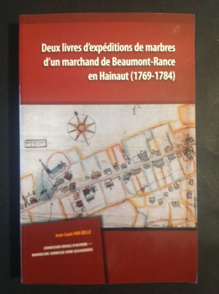 DEUX LIVRES D'EXPEDITIONS DE MARBRES D'UN MARCHAND DE BEAUMONT-RANCE EN …