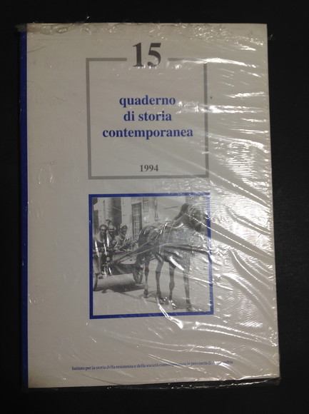 QUADERNO DI STORIA CONTEMPORANEA N. 15