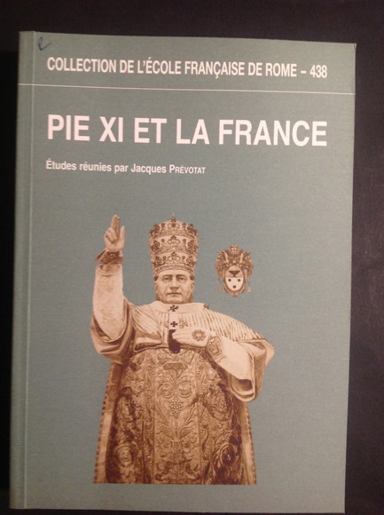 PIE XI ET LA FRANCE L'APPORT DES ARCHIVES DU PONTIFICAT …