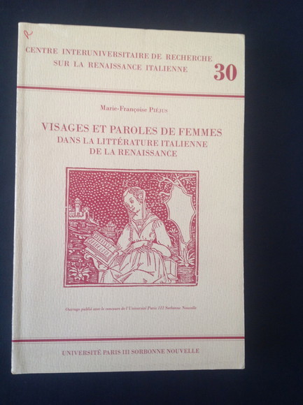 VISAGES ET PAROLES DE FEMMES DANS LA LITTERATURE ITALIENNE DE …