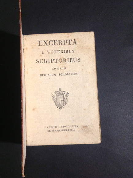 EXCERPTA E VETERIBUS SCRIPTORIBUS AD USUM REGIARUM SCHOLARUM