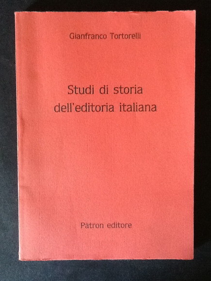 STUDI DI STORIA DELL'EDITORIA ITALIANA