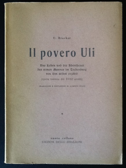 IL POVERO ULI DAS LEBEN UND DIE ABENTHEUER DES ARMEN …