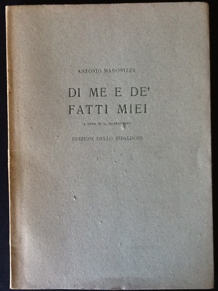 DI ME E DE' FATTI MIEI (1806-1870)