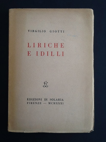 LIRICHE E IDILLI