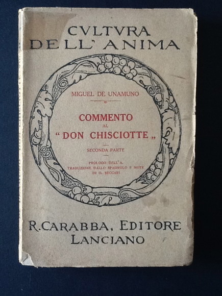 COMMENTO AL "DON CHISCIOTTE" - SECONDA PARTE