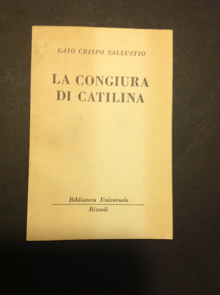 LA CONGIURA DI CATILINA