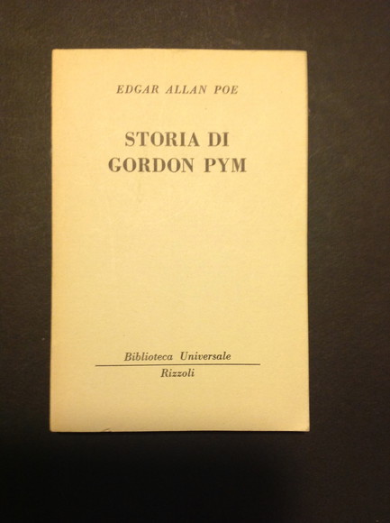 STORIA DI GORDON PYM