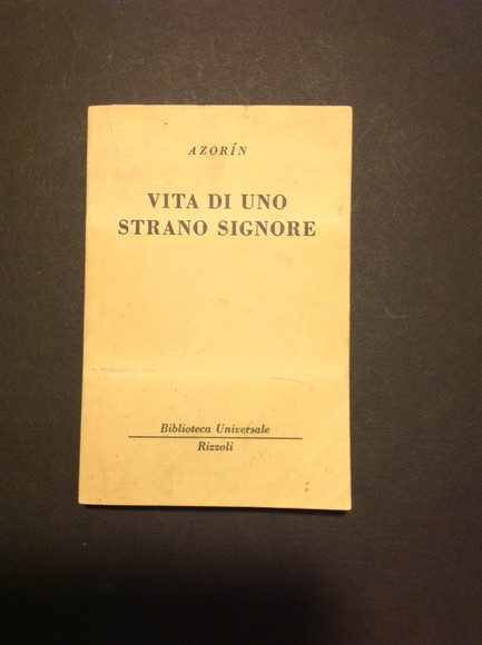 VITA DI UNO STRANO SIGNORE