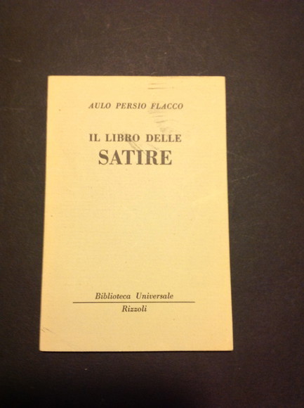 IL LIBRO DELLE SATIRE