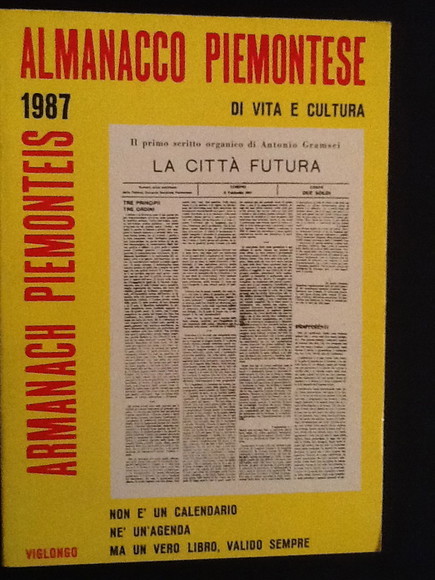 ALMANACCO PIEMONTESE DI VITA E CULTURA 1987