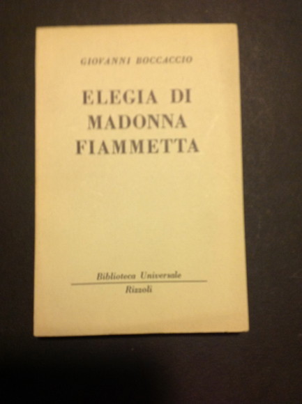 ELEGIA DI MADONNA FIAMMETTA