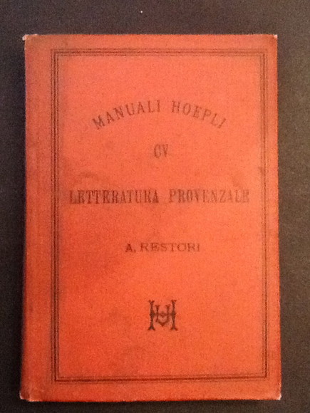 LETTERATURA PROVENZALE