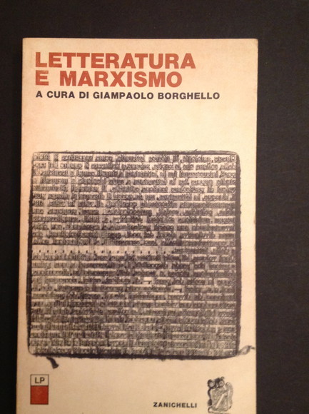 LETTERATURA E MARXISMO