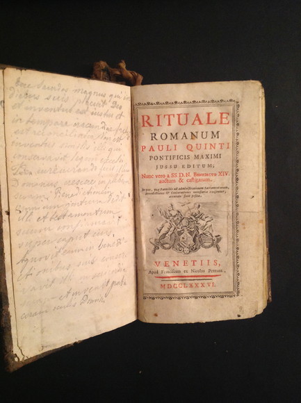 RITUALE ROMANUM PAULI QUINTI PONTIFICIS MAXIMI JUSSU EDITUM; NUNC VERO …