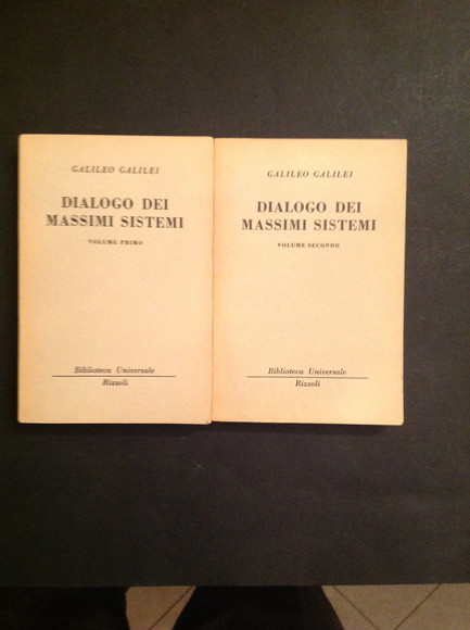 DIALOGO DEI MASSIMI SISTEMI - VOL. I° e II°