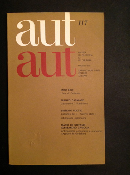 AUT AUT 117 CARLO CATTANEO