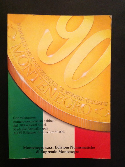 MONTENEGRO 1990 MANUALE DEL COLLEZIONISTA DI MONETE ITALIANE