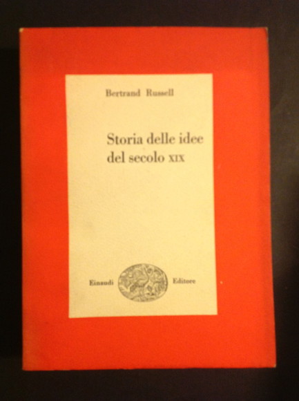 STORIA DELLE IDEE DEL SECOLO XIX