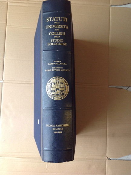 STATUTI DELLE UNIVERSITA' E DEI COLLEGI DELLO STUDIO BOLOGNESE
