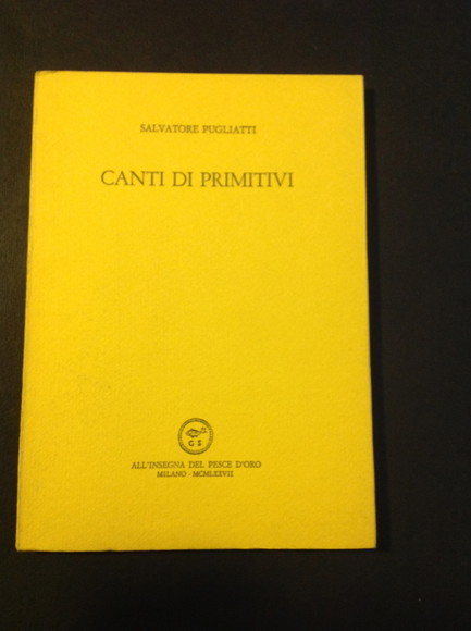 CANTI DI PRIMITIVI