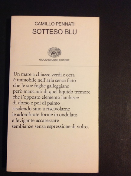 SOTTESO BLU 1974 - 1983
