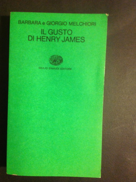 IL GUSTO DI HENRY JAMES