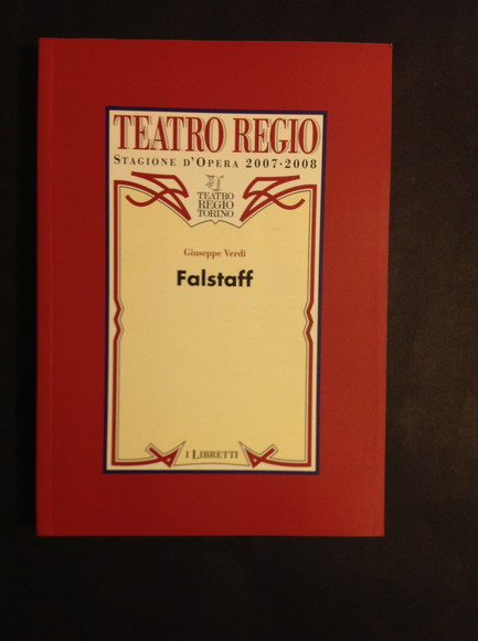 FALSTAFF COMMEDIA LIRICA IN TRE ATTI