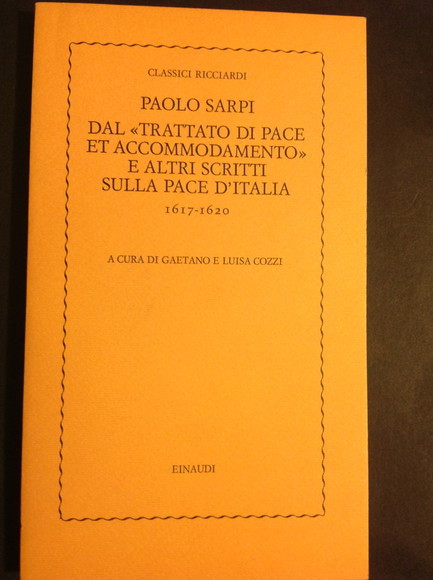 DAL "TRATTATO DI PACE ET ACCOMODAMENTO" E ALTRI SCRITTI SULLA …