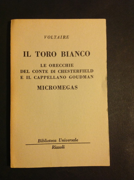 IL TORO BIANCO - LE ORECCHIE DEL CONTE DI CHESTERFIELD …