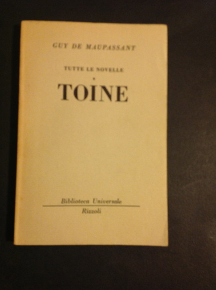 TUTTE LE NOVELLE - TOINE