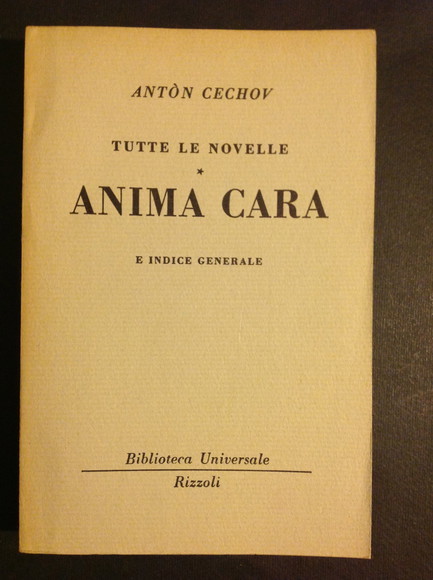 TUTTE LE NOVELLE - ANIMA CARA E INDICE GENERALE