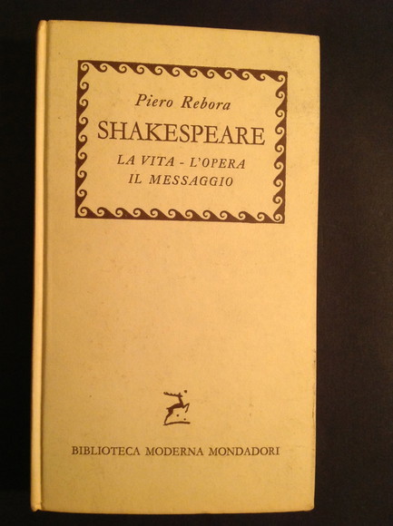 SHAKESPEARE LA VITA - L'OPERA - IL MESSAGGIO