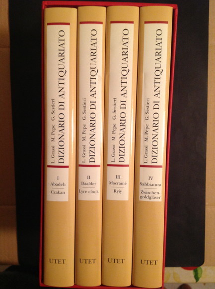 DIZIONARIO DI ANTIQUARIATO - VOL. I, II, III, IV