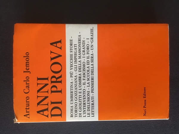 ANNI DI PROVA