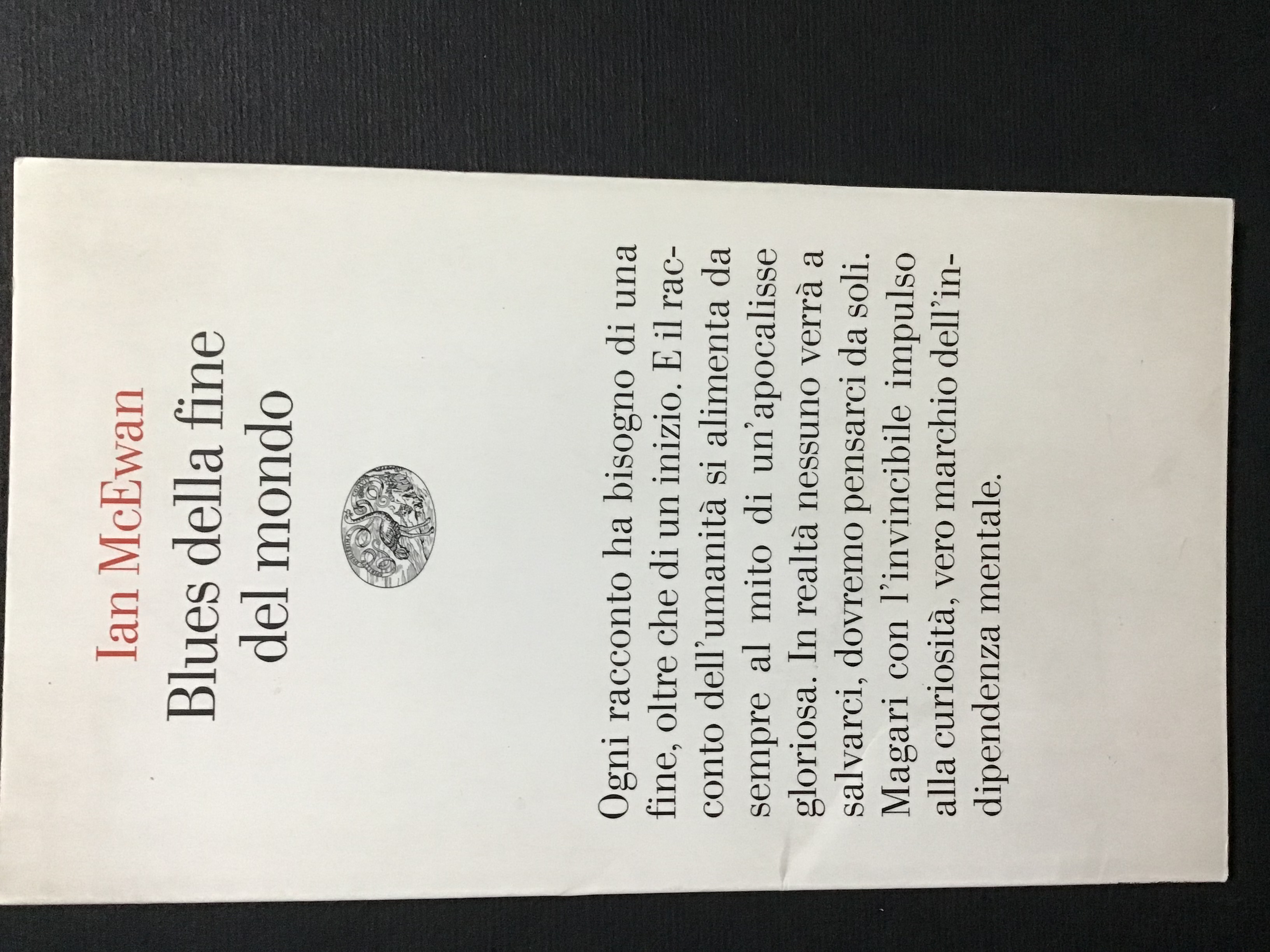 BLUES DELLA FINE DEL MONDO