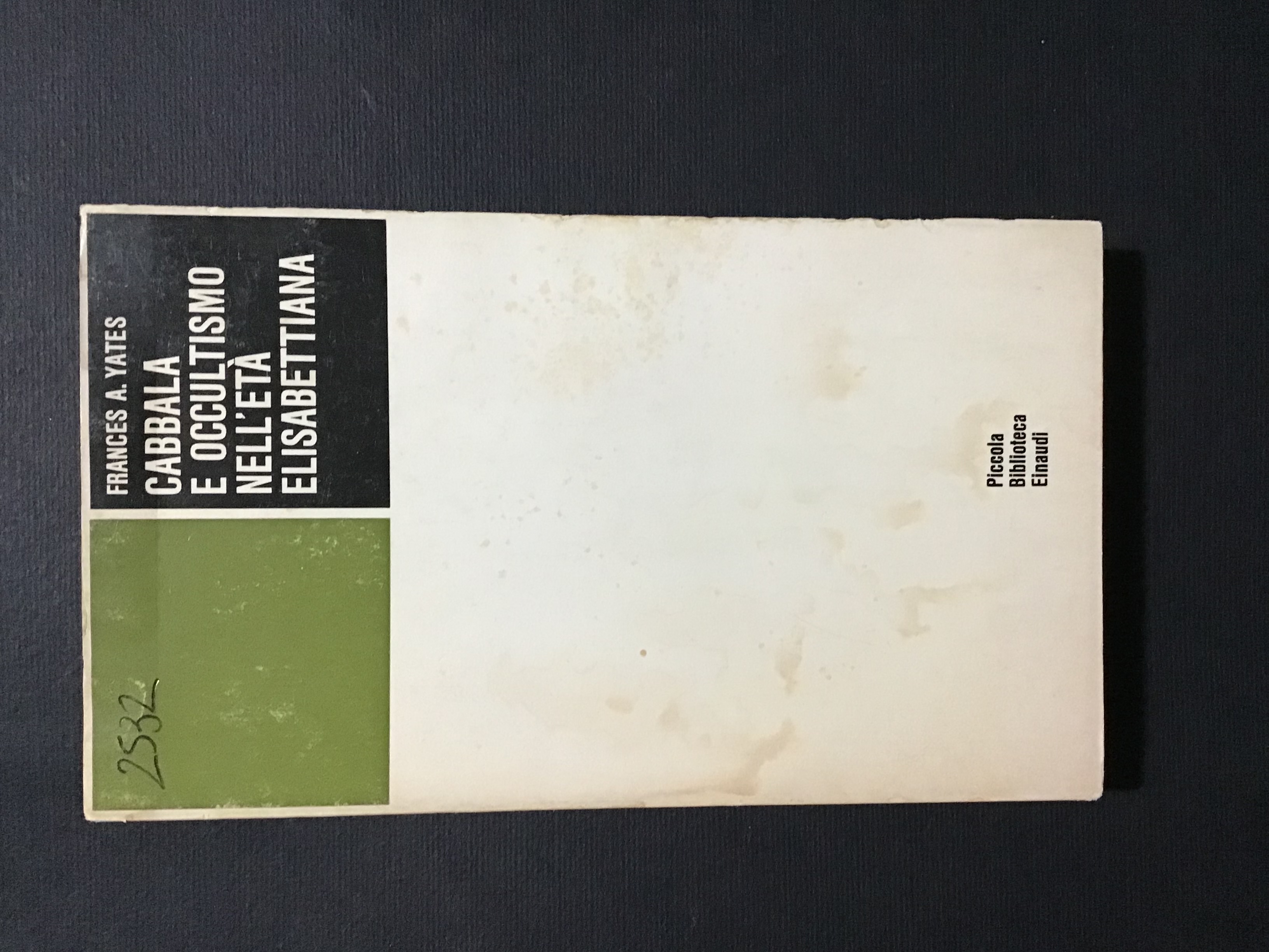 CABBALA E OCCULTISMO NELL'ETA' ELISABETTIANA