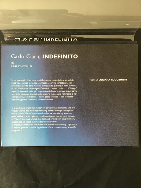 CARLO CIARLI, INDEFINITO