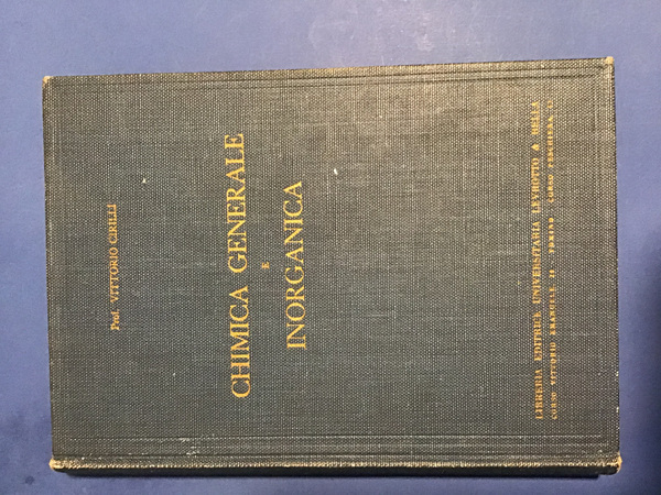 CHIMICA GENERALE E INORGANICA