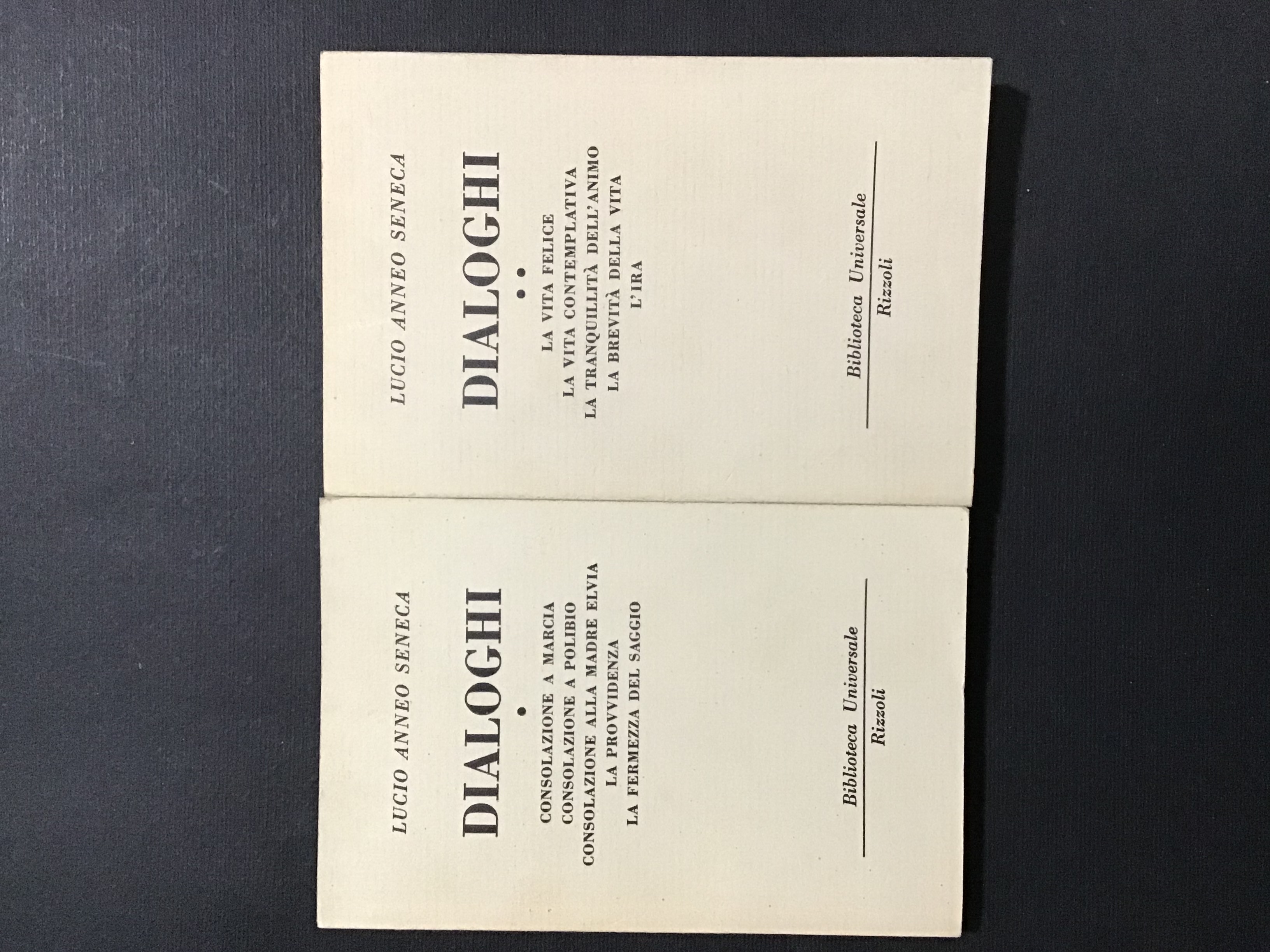 DIALOGHI - Vol. I, II