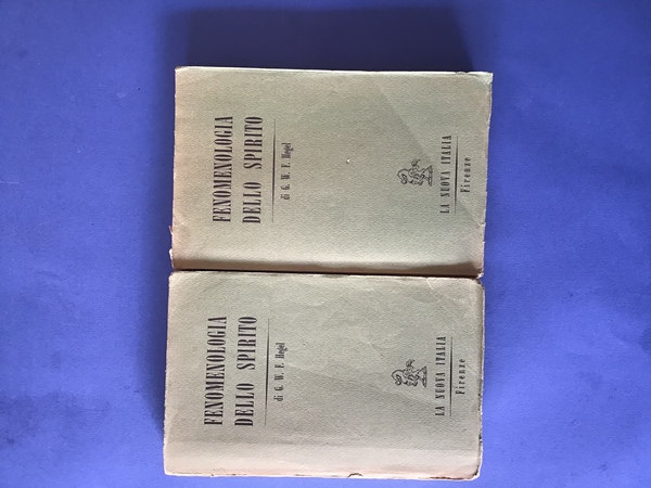 FENOMENOLOGIA DELLO SPIRITO - VOL. I, II