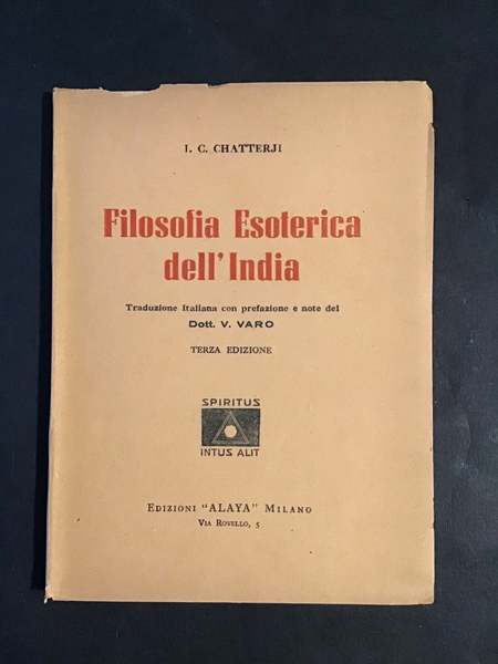 FILOSOFIA ESOTERICA DELL'INDIA