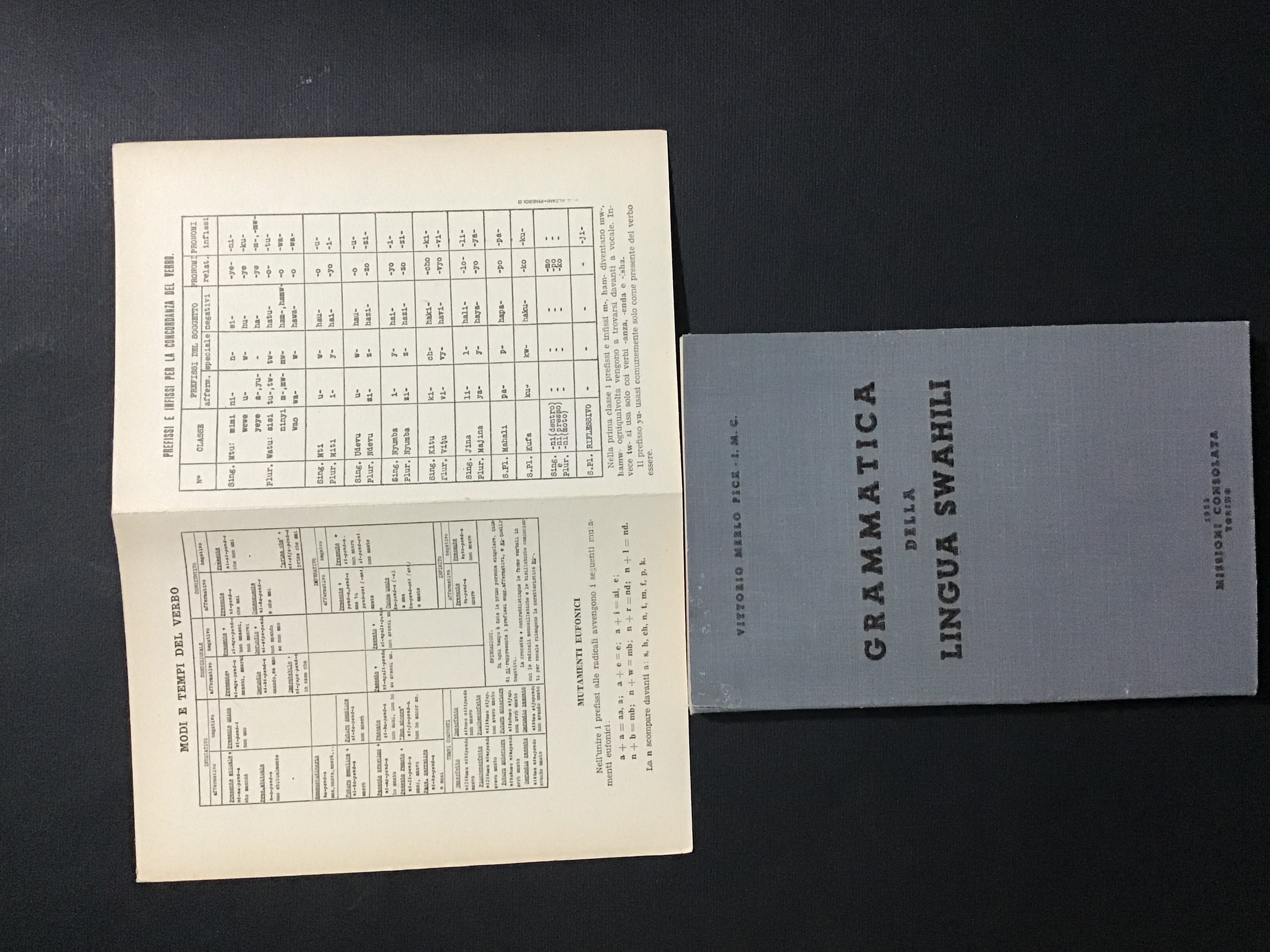 GRAMMATICA DELLA LINGUA SWAHILI