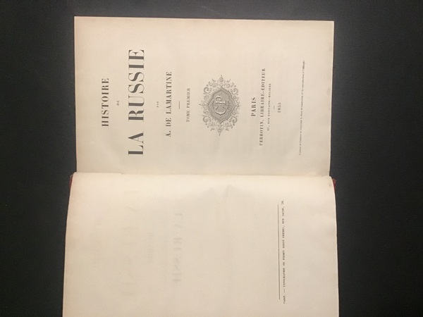 HISTOIRE DE LA RUSSIE - TOME I, II