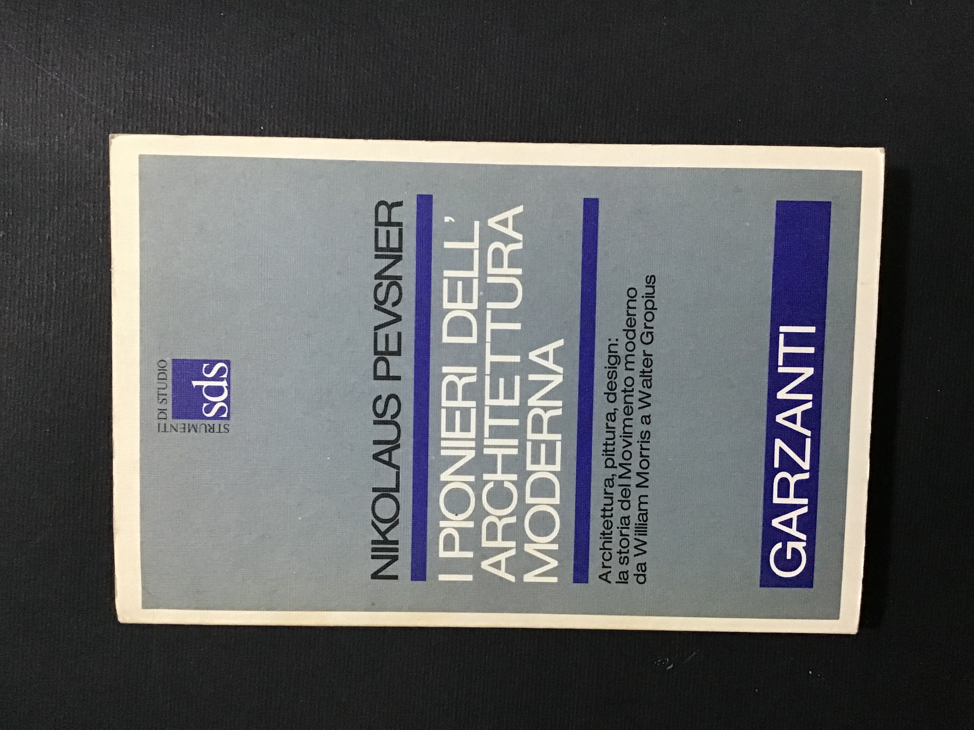 I PIONIERI DELL'ARCHITETTURA MODERNA. DA WILLIAM MORRIS A WALTER GROPIUS