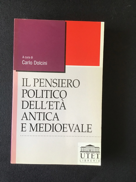 IL PENSIERO POLITICO DELL'ETA' ANTICA E MEDIOEVALE. DALLA POLIS ALLA …